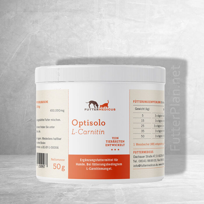 Egnet sidde parti Optisolo L-Carnitin | aminosäurenreicher Futterzusatz für Hunde