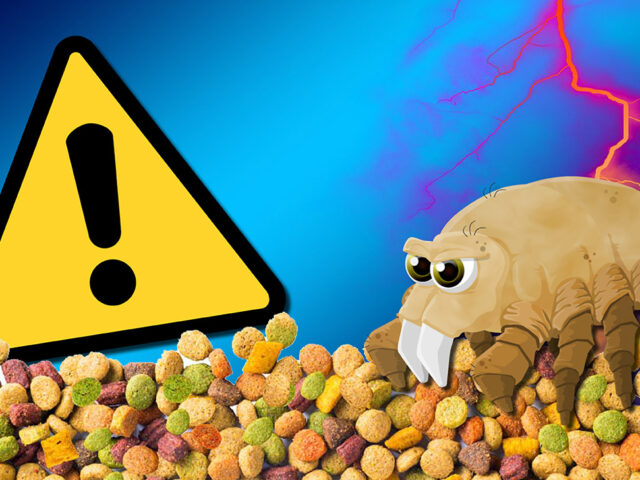 Futtermilbenallergie, Allergie beim Hund, Futtermilben, Milbenallergie, Trockenfutter, Milben im Trockenfutter, Futtermilben, Allergien beim Hund, Futtermittelunverträglichkeit